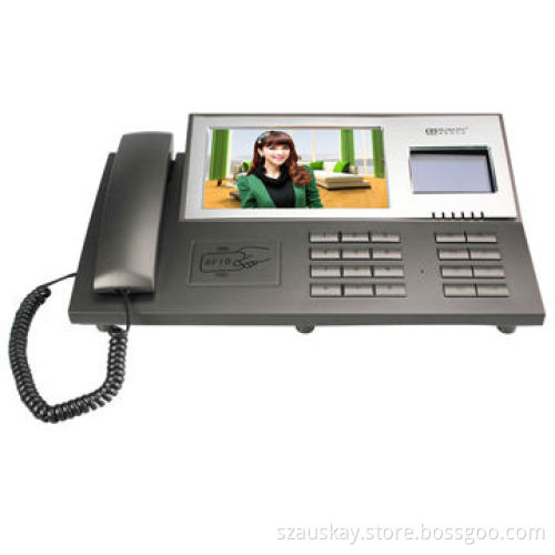 7" TFT screen for management center, succeed to call and intercom with residential usersNew